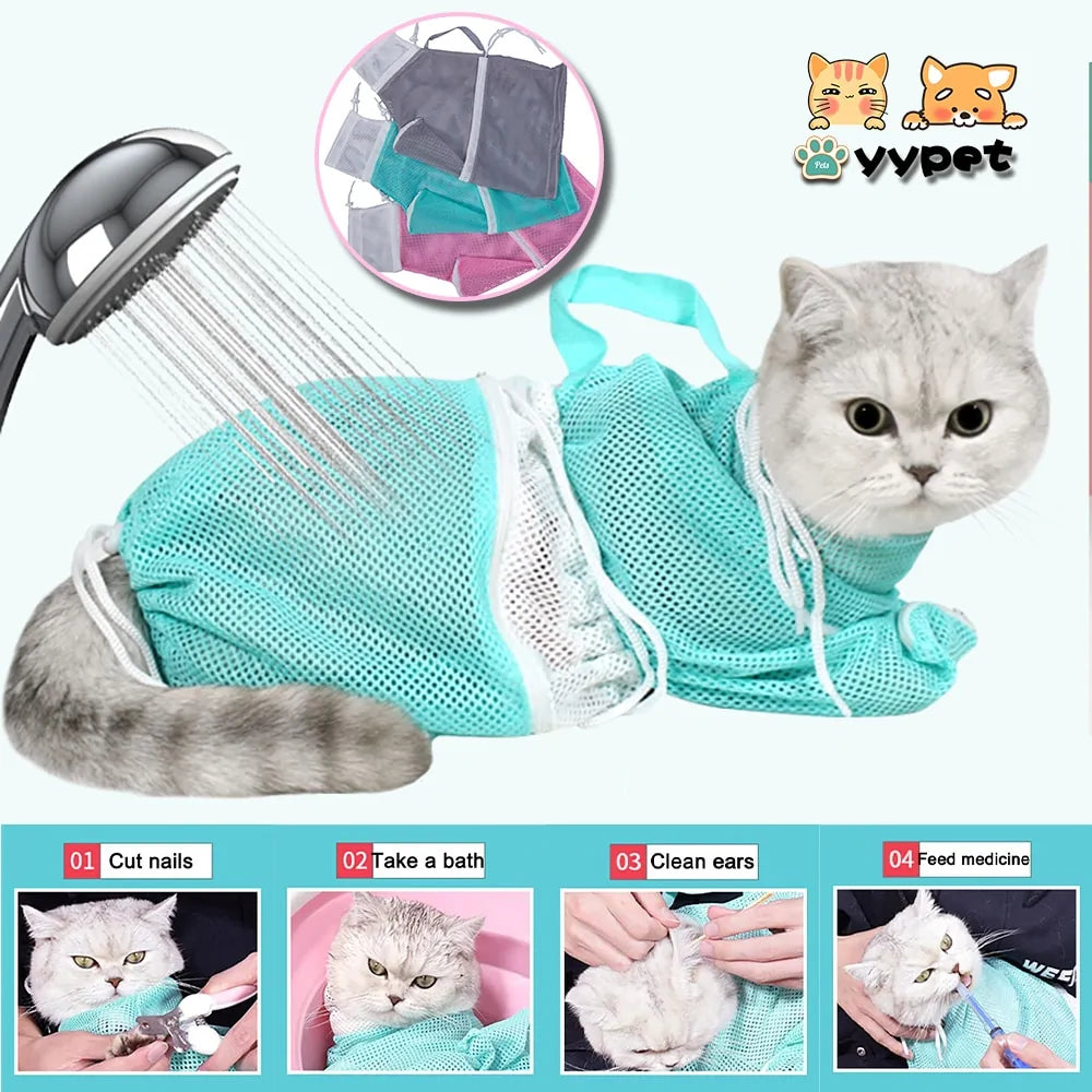 Cat wash bag best sale